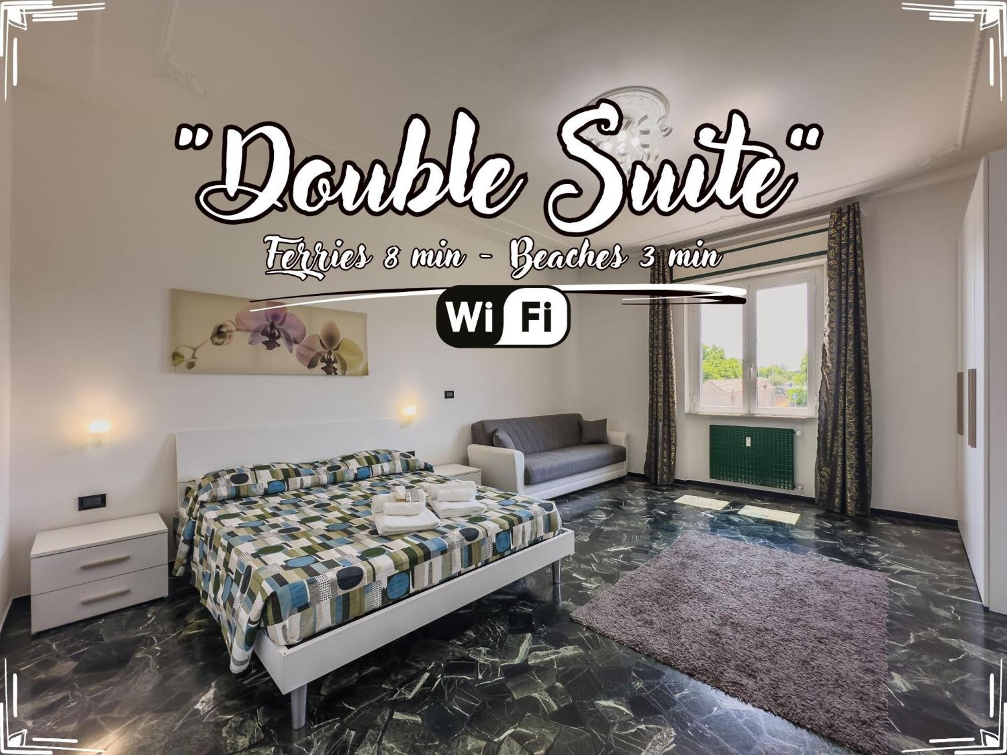 Double Suite - Ferries 7 Min - Beaches 3 Min Quiliano Екстер'єр фото